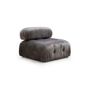 Bubble O1 - Grey Grey 1-Seat Sofa