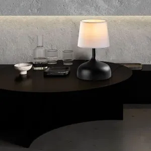 Bulbous - 15453 Black
White Table Lamp