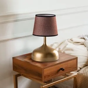 Bulbous - 15455 Gold
Brown Table Lamp