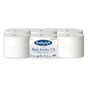 BulkySoft Premium Mini Jumbo toalet papir 170m 2sl (12 rolni)