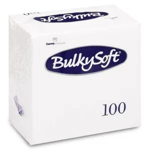BulkySoft salveta bela 38x38cm 100/1 2sl (20 pak)