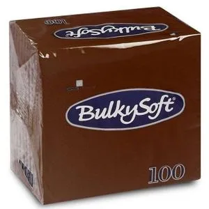 BulkySoft salveta braon 24x24cm 100/1 2sl (20 pak)