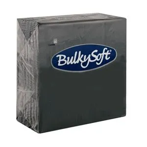 BulkySoft salveta crna 33x33cm 100/1 2sl (20 pak)
