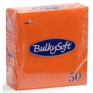 BulkySoft salveta narandžasta 33x33cm 50/1 2sl (24 pak)