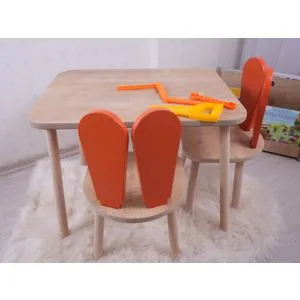 Bunny One Chair Set - Orange, Brown Orange
Brown Kid's Table Set