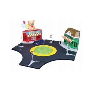 Burago City Roundabout Playset