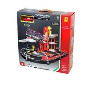 Burago Ferrari 1:43 R P Racing Garage, Incl. 1 Car