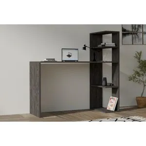 Burano - Anthracite Anthracite Study Desk