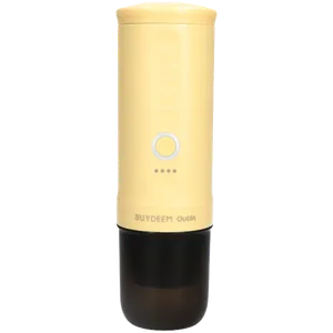 BUYDEEM Nano Espresso Machine, model OTEM-01, color Mellow Yellow