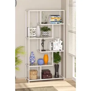 By-30 - White, Transparent White
Tranparent Bookshelf