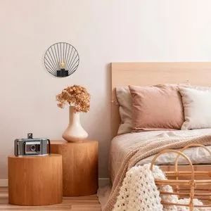 Byisoo - Crna zidna lampa 3291