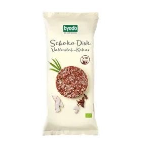 Byodo Čoko disk sa  slatkom čokoladom i kokosom 65g