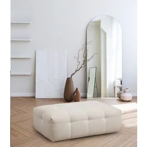 Cady Ottoman - Beige Beige Tuffet