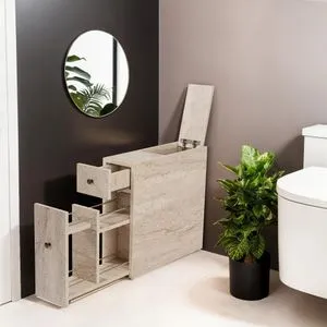 Calencia - Travertine Travertine Bathroom Cabinet