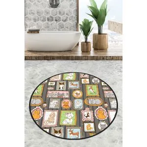 Callatte Circle Djt 80 Višenamenski Kupatilski Tepih