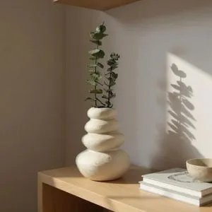 Calma - Beige Beige Decorative Pot