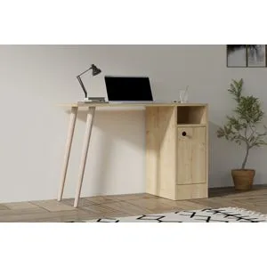Calvin - Oak Oak Study Desk