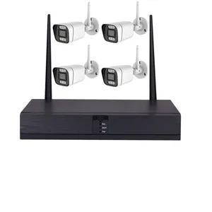CAM-IP3MP-WiFiKITXM4 GMB kamera 3 mpix set wifi 4 kamere full color app xmeye sa mikrofonom