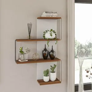 Cambel - Pine Pine
White Wall Shelf