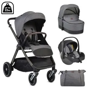 Cangaroo Kolica za bebe Macan 3u1 iSize sedište – Grey