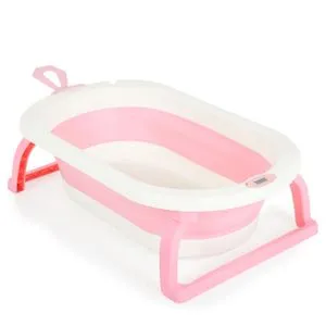 Cangaroo sklopiva kadica za bebe sa digitalnim termometrom Terra - Pink