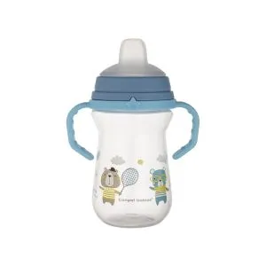 Canpol Babies Šolja Bonjour Paris 250Ml Sa Silikonskim Kljunom (56/613) - Blue