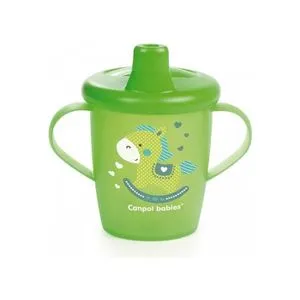 Canpol Bebi Flašica Sa Ručkama 250 Ml "Toys" - Zelena