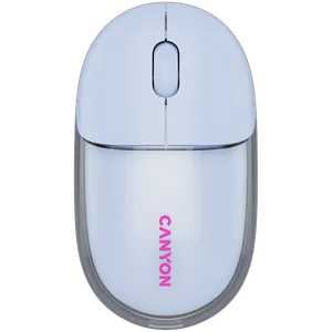 CANYON bežični miš OnClick 24 BT/ Transparentni/Plavi