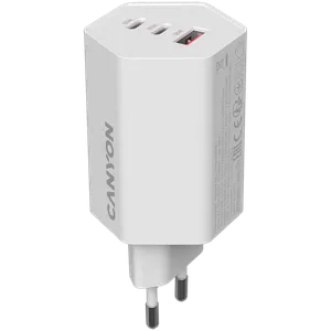 Canyon HEXAGON 65 GaN 65W 2xPD 1xQC EU Punjač White
