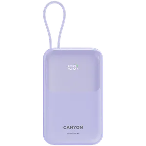 Canyon power bank OnPower 101 built-in cable 10000 mAh PD22.5W Purple