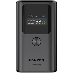 Canyon power bank OnPower 130 TFT 10000 mAh PD30W Dark Grey