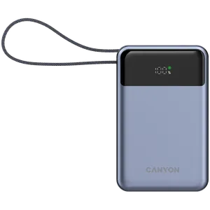 Canyon power bank OnPower 600 built-in cable 20000 mAh PD65W Dark Grey
