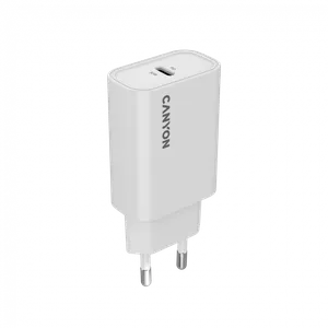 CANYON punjač OnCharge 30CL Max Power 30W 1xPD EU Beli