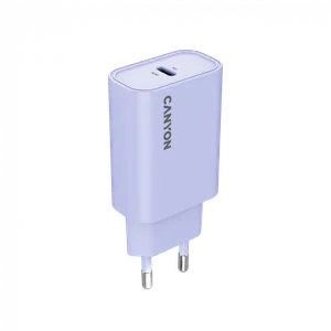 CANYON punjač OnCharge 30CL Max Power 30W 1xPD EU Ljubičasti