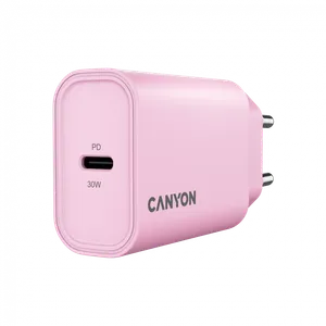CANYON punjač OnCharge 30CL Max Power 30W 1xPD EU Pink