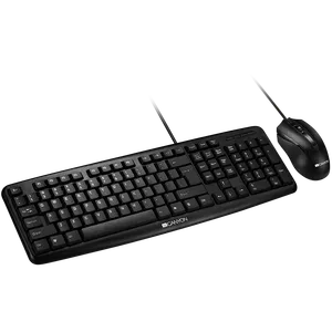 Canyon USB standardna tastatura i miš, AD layout CNE-CSET1-AD