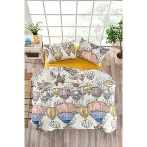 Cappadocia Cotton Mustard
White
Grey
Pink Ranforce Double Quilt Cover Set (DE)