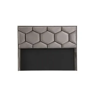 Carbon 180 x 200 - Grey Grey Headboard