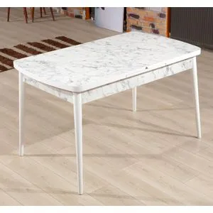 Carrara - White, Grey White
Grey Extendable Dining Table