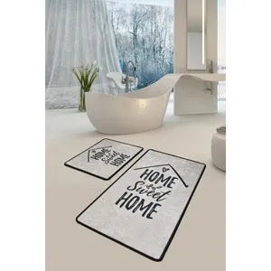 Casa Black
White Bathmat Set (2 Pieces)