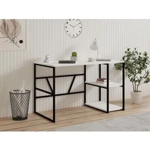 Caste - White White Study Desk