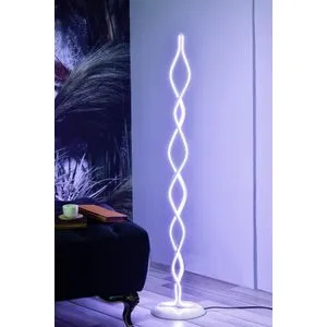 Catena White - White White Floor Lamp