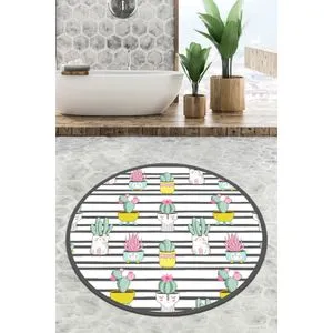 Catinus Cactus Circle Djt 80 Multicolor Bathmat