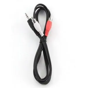CCA-458-1.5M Gembird 3.5mm stereo plug to 2 phono plugs audio kabl 1.5m