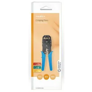 CCGB89510BU Klesta za krimpovanje CAT5, CAT5e, CAT6, CAT6a, RJ10, RJ11, RJ45, Secenje + skidanje