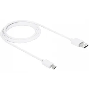 CCP-USB2-AMCM-1M** Gembird USB 2.0 AM to Type-C cable (AM/CM), QC3.0, 1m WHITE (87)
