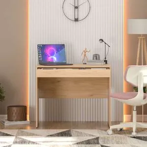 Cekmeceli Oak Study Desk