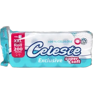 Celeste toalet papir EXCLUSIVE XXL 10/1, troslojni, 200 listića