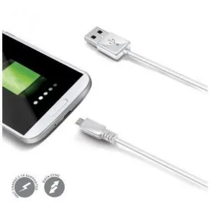 CELLY Micro USB kabl u BELOJ boji