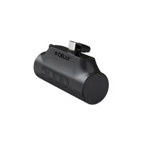 CELLY Power Bank Compact od 5000mAh eksterna baterija u CRNOJ boji